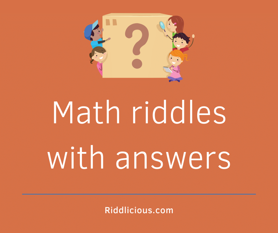 Featured image for archive of math riddles with answers.
